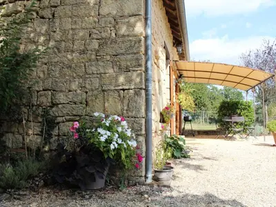 Jardin de l'établissement Charmante maison périgourdine près de Hautefort - FR-1-616-167
