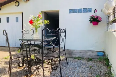 Terrasse ou espace extérieur de l'établissement La Belle Vue - Coin de paradis
