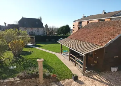 Jardin de l'établissement Le Miraillet, gîte