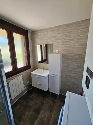 Cuisine ou kitchenette dans l'établissement Appartement 1-4 personnes, Résidence 
