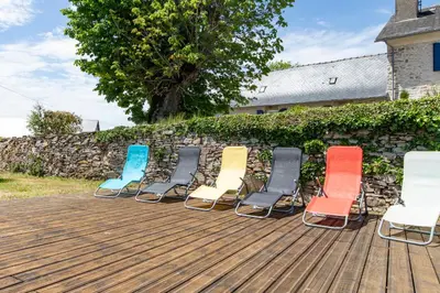 Plan de l'établissement Gîte Jean Montet, piscine chauffée partagée, Wifi, salle de jeux, animaux de la ferme