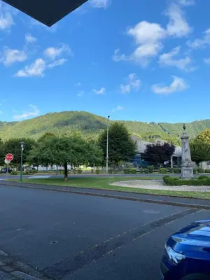 Vue générale sur la montagne ou vue sur la montagne depuis l'appartement