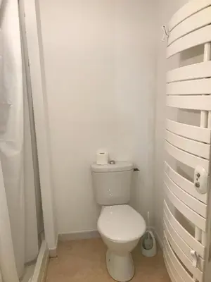 Salle de bains dans l'établissement Grand Studio Manon en coeur de ville pour 2 p