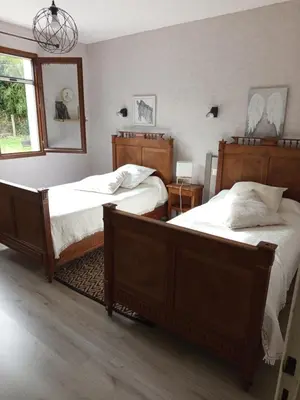 Un ou plusieurs lits dans un hébergement de l'établissement le gite de margot