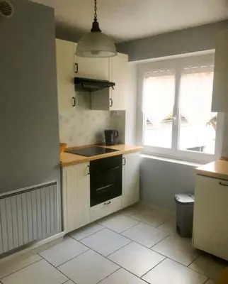 Cuisine ou kitchenette dans l'établissement Le Courancon