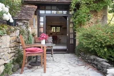 Jardin de l'établissement La ferme du coustal