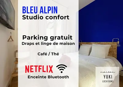 Plan de l'établissement Maison Yuki - Bleu Alpin - Netflix & Parking gratuit
