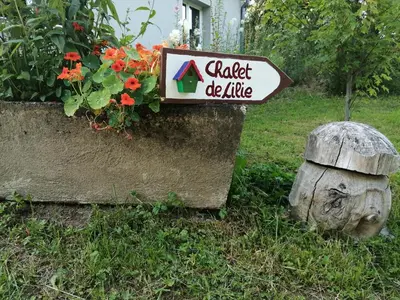 Jardin de l'établissement Le Chalet de Lilie