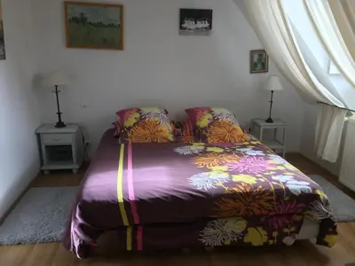 Un ou plusieurs lits dans un hébergement de l'établissement La Maison du Parc