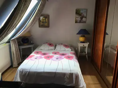 Un ou plusieurs lits dans un hébergement de l'établissement La Maison du Parc