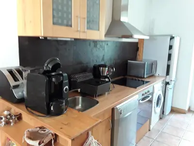 Cuisine ou kitchenette dans l'établissement quereuilh