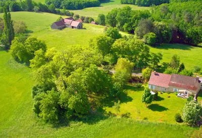 Paysage naturel près de la maison de vacances