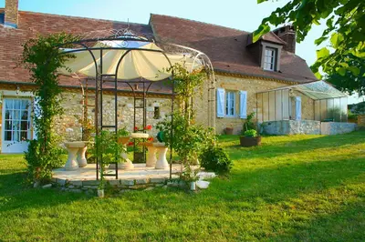 Jardin de l'établissement Gîtes Sibémol