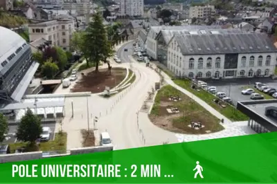 Plan de l'établissement Lumineux appartement,3' de la gare, Terrasse, équipé fibre,bonsejour19