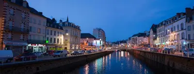 Vue générale sur Tulle ou vue de la ville depuis l'appartement
