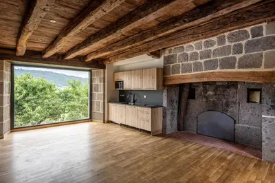 Cuisine ou kitchenette dans l'établissement Chez Mimi - La Petite Maison