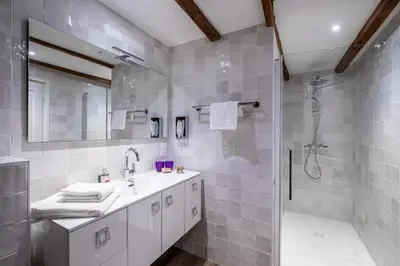 Salle de bains dans l'établissement Chez Mimi - La Petite Maison