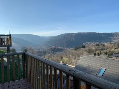 Paysage naturel près de le chalet