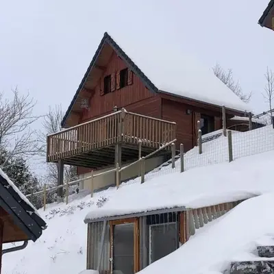 Chalet montagnard Perce Neige avec terrasse plein sud-5 personnes