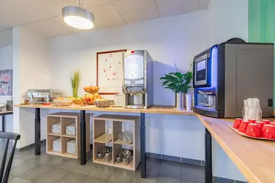 Cuisine ou kitchenette dans l'établissement Appart'City Classic Limoges