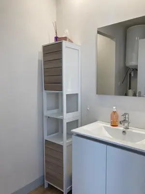 Cuisine ou kitchenette dans l'établissement La Parisette