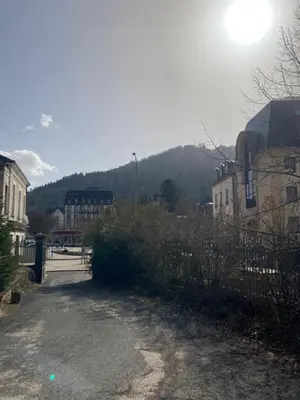 Vue générale sur la montagne ou vue sur la montagne depuis l'appartement