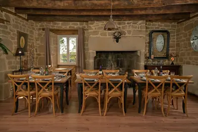 Restaurant ou autre lieu de restauration dans l'établissement Domaine du Vidal