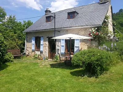 Jardin de l'établissement La Petite Maison Pont Blanchard,