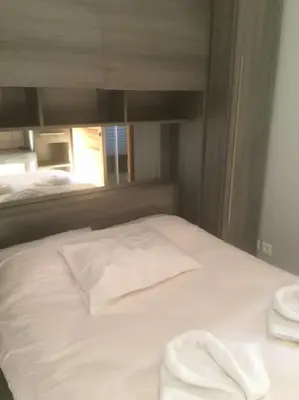 Un ou plusieurs lits dans un hébergement de l'établissement Le Coin Tranquille au pied du Puy de Dôme