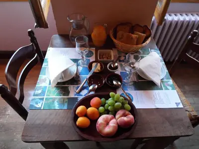 Nourriture dans la maison d'hôtes ou à proximité