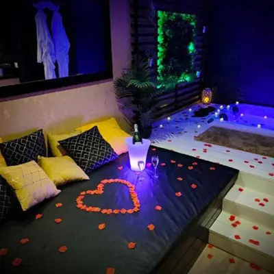 Plan de l'établissement La Gaillardise - love room - Spa & Sauna - Espace privatif