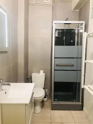 Salle de bains dans l'établissement Appartement T2 proche gare - DABNB