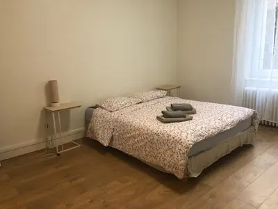 Un ou plusieurs lits dans un hébergement de l'établissement Appartement T2 proche gare - DABNB