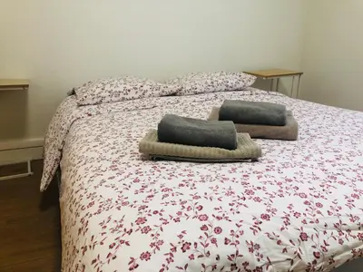 Un ou plusieurs lits dans un hébergement de l'établissement Appartement T2 proche gare - DABNB