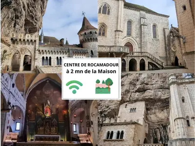 Plan de l'établissement l'Ancienne Ecole de Rocamadour dans le Lot
