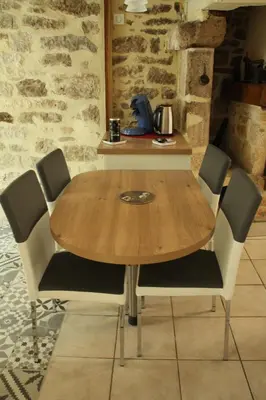 Coin salon dans l'établissement gite de la rue droite