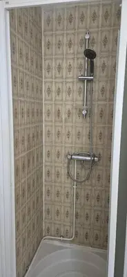 Salle de bains dans l'établissement maison d'hôte, gîte, la maisonnette