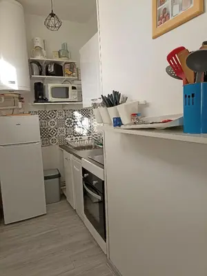 Cuisine ou kitchenette dans l'établissement LA VOLIERE des PICS