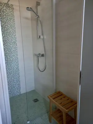 Salle de bains dans l'établissement Chambres d'hôtes La Babinerie