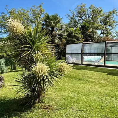 Plaisir d eau gite avec piscine couverte chauffée 28 degré Padirac rocamadour