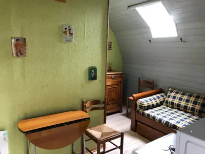 Coin salon dans l'établissement Le studio d Antan