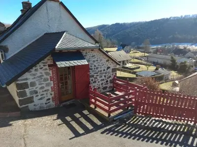 Vue générale sur la montagne ou vue sur la montagne depuis l'appartement