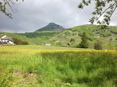 Paysage naturel près de le chalet
