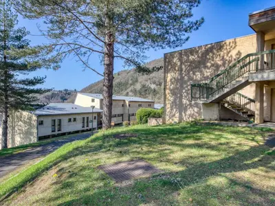Vue générale sur la montagne ou vue sur la montagne depuis l'appartement