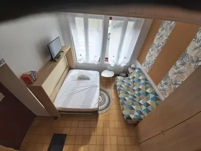 Salle de bains dans l'établissement Studio 2 à 4 personnes avec garage privé