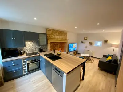 Cuisine ou kitchenette dans l'établissement Montignac-Lascaux - Les Pierres d'Alexandre