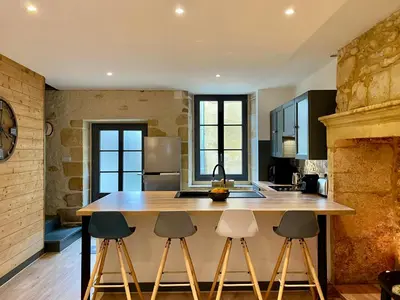 Cuisine ou kitchenette dans l'établissement Montignac-Lascaux - Les Pierres d'Alexandre