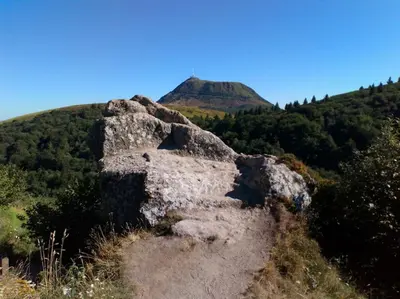 Vue générale sur la montagne ou vue sur la montagne depuis la maison de vacances