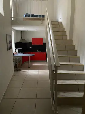 Cuisine ou kitchenette dans l'établissement Appartement calme centre ville historique