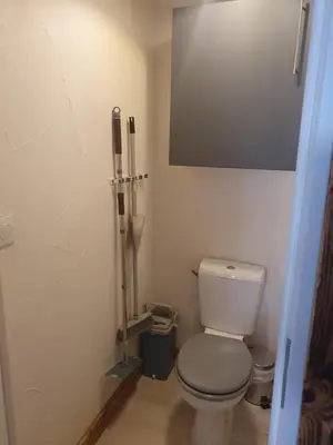Salle de bains dans l'établissement Bienvenue chez les ch'oups 50m2 terrasse 30m2